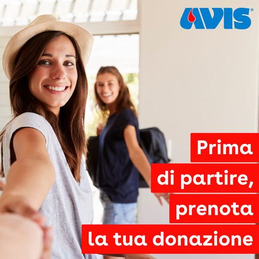 Prima di partire, prenota la tua donazione